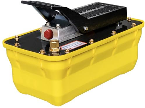 MiBoce Pompa Idraulica Pneumatica, Pompa Idraulica Pneumatica a Pedale, Alta Pressione 70Mpa, capacità Serbatoio Carburante 2,3 L, Portata 0,75-0,95 L/min, per Riparazioni Auto, Rami, Presse