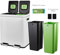 Fox & Webb - Dual Rubbish Bin for Kitchen, 60L, Recycling Bin, 2 x 30L Removable Inner Buckets, Pedal Bin, Soft Close, White, 2 x Free Carbon Filters