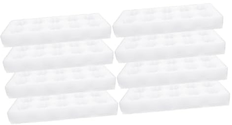 Angoily 4ensembles Boîte à Mousse De Pour Rangement Et Transport Organisateur Pratique Pour Cuisine Et Réfrigérateur