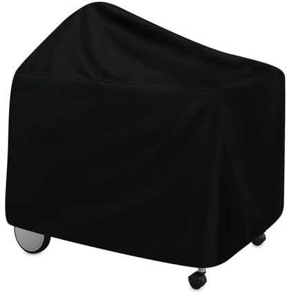 Abdeckung passend für Weber Performer Holzkohlegrills, 22 Zoll (im Vergleich zu Weber 7152), Premium Oxford BBQ-Abdeckung, schwarz