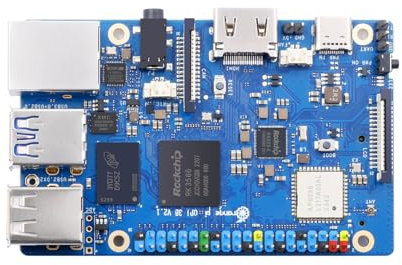 Orange Pi 3B 2GB LPDDR4/4X Rockchip RK3566 4-Core 64-Bit Single Board Computer mit eMMC-Buchse, WiFi 5 und Bluetooth 5.0, Development Board Run Linux/Ubuntu/Debian/Android (2GB)