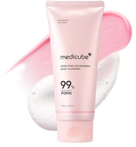 medicube Facial Cleanser PDRN Marshmallow Whip Cleanser | Deep Cleansing Foam for Pore Care, Uneven Skin Tone with Salmon DNA PDRN | Hydrating & Nourishing Gentle Cleanse | Korean Skincare, 4.23 oz