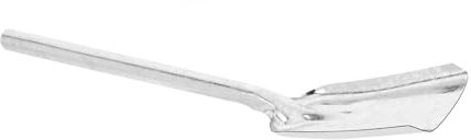 SWOOMEY Pelle à Charbon Pelle de Jardin Pratique pelles à Cendres de Cuisine Pelle à Cendres bêche Pratique Pelle Plate Pelle de Sol en métal Pelle en métal Multifonction Le Fer