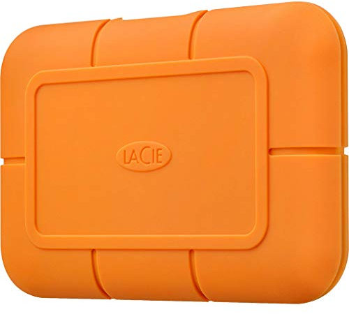 LaCie Rugged SSD 2TB Mobile External Solid State Drive in Orange - USB3.1