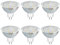 Ampoule GU5.3 LED 12V 3W Blanc Neutre 4000K 300LM, Ø50mm MR16, 120 Degrés, Équivalent GU5.3 20W Halogen, AC/DC 12V Spot LED GU5.3 pour Cuisine Salle de Bain, Non-dimmable, lot de 6