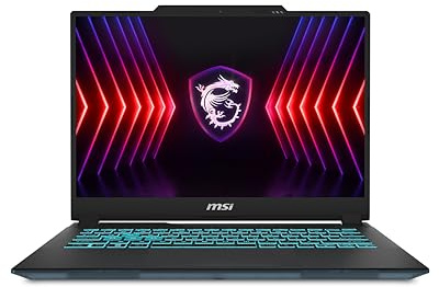 MSI Cyborg 14 Inch 16:10 FHD+ Gaming Laptop - (Intel Core i7-13620H, NVIDIA GeForce RTX 4060, 16GB RAM, 512GB SSD, Windows 11 Home) - Translucent Black