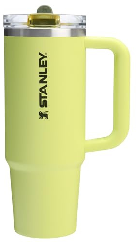 STANLEY Quencher ProTour Flip Straw Tumbler with Leakproof Lid 30 oz | Built-In Straw and Handle | Cup Holder Compatible for Travel | Insulated Stainless Steel Cup | BPA-Free | Prickly Pear
