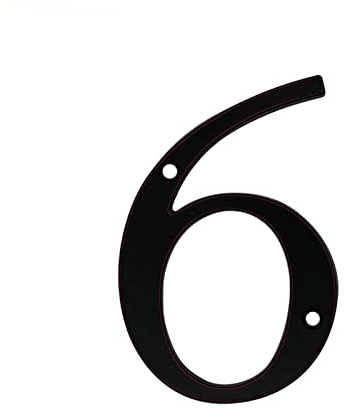 10 Cm Brons 0-9 Digital Number House, Legeringssmide(VENETIAN BRONZE 6)