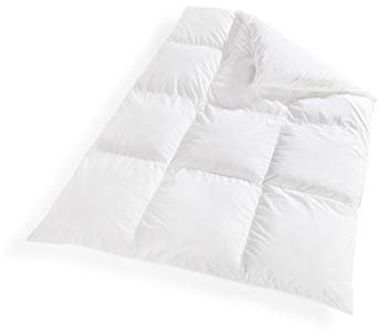 VitaloBett Winter Bettdecke 155x220 cm extra-warm mit 100% weicher Daunenfüllung 2500g - Daunendecke mit Baumwoll-Bezug, Atmungsaktiv & waschbar bis zu 60°C, Ökotex-Zertifiziert, Allergiker-geeignet