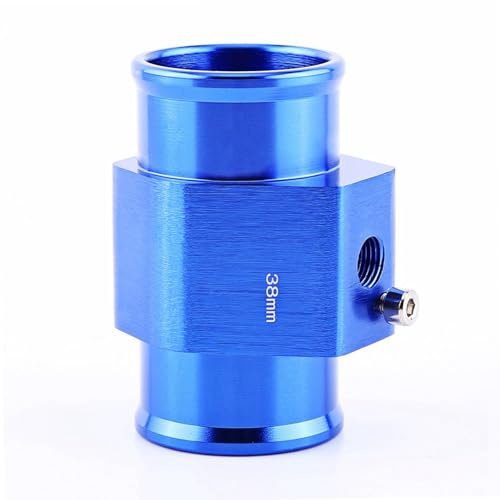 Adaptador Manguera Radiador, Aluminio Durable con Medidor Temperatura Integrado, Adaptador Universal 26-4mm, for Uso Doméstico y Profesional en Automóviles