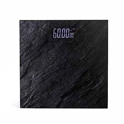 Livoo DOM382PI Elektronische Personenwaage PI, Schwarz