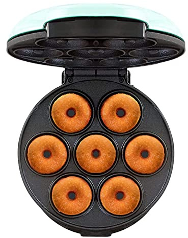 Donut Maker, Cake Donut Machine, Nonstick dubbelsidig uppvärmningsmaskin för tårta Donut Gör 7 munkar på några minuter för hemmet Jimii