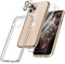 FLLAO für iPhone 11 Pro Max Hülle mit 2 Schutzfolie und 1 Kameraschutz, Weiche TPU Silikon Stoßfest Schutzhülle [Schutz in Militärqualität] Durchsichtige Kratzfest Dünne für iPhone 11Pro Max