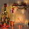 KIKILIVE Flammenlose LED Kerze mit Zauberstab Fernbedienung, floating candles flackernde schwebende Kerzen,LED Stabkerzen flammenlose hängende Fensterkerzen für Weihnachten Halloween Dekoration