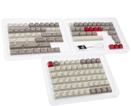Ducky Vintage 133 Key Cherry Profile Tripleshot PBT Keycap Set