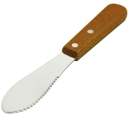 kowaku Coltello Da Formaggio, Coltello Da Formaggio, Coltelli per Spalmare in Acciaio Inox, Spalma Formaggio con Manico in Legno