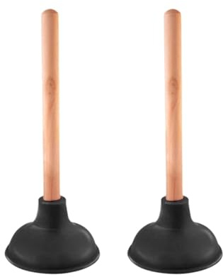 PNJB Toilet Plunger and Unblocker, Unclogger Tool for Toilet, Compact and Lightweight, Space Saving, Ideal for Home and Commercial Use, (2PCS)