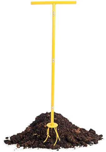 Manual de cultivador giratorio de jardín – Cultivador giratorio de jardín | Herramienta de garra de jardín | Herramientas de mano de jardinería desmontable Herramienta de jardín | Cultivador giratorio