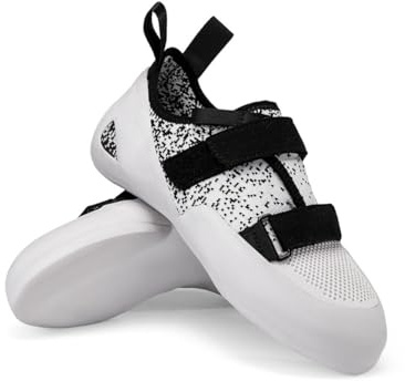 Rock Climbing Shoes | Professional Climbing Shoes for Men, Durable Bouldering Shoes with Precise Fit for Indoor & Outdoor Use WhiteBlack42 Multi