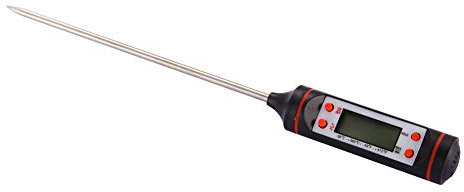 TEMPO DI SALDI Termometro Digitale Da Cucina Misuratore Con Asta E Lcd Cibi Bevande -50 +300°C