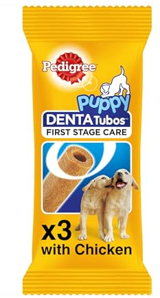 PEDIGREE Puppy Tubo Dog Treats, 72g, Pack of 18, Training Treats for Puppies