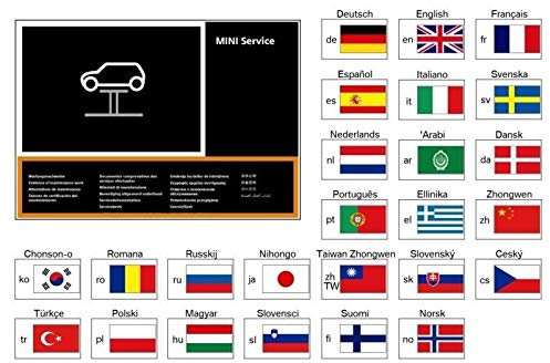 MINI Original Serviceheft Modelle Service Heft in 25 Sprachen R55 R56 R57 R60