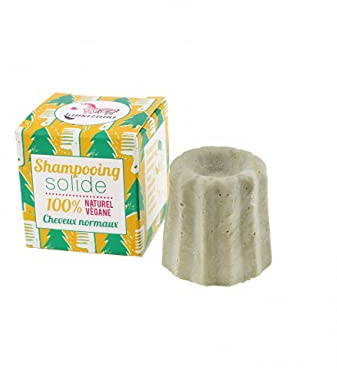 Shampoing Solide Pour Cheveux Normaux, Argile Blanche et Verte - 70 ml