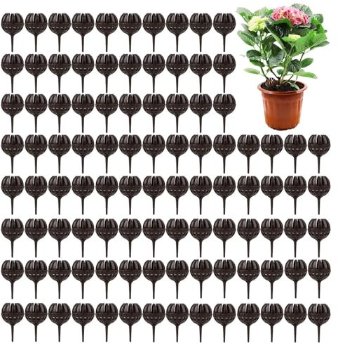 Paniers d'engrais pour bonsaï, paniers d'engrais pour orchidées, 100 pièces – Panier d'engrais, paniers en filet d'engrais, pots de nutrition pour plantes d'orchidées, fleurs de bonsaï