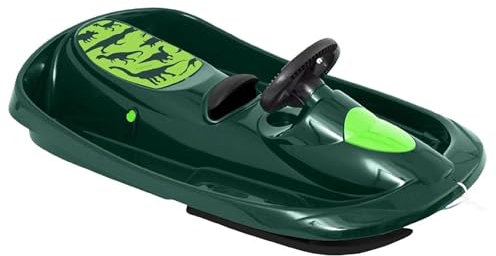 Hamax | Lenkschlitten | SNO Rex | Kältebeständiges Polyethylen | 95 cm | CE-Zertifizierung | Action auf der Rodelbahn