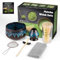 GUIGA Set di Matcha per Cerimonia Giapponese,Cofanetto Matcha per la Cerimonia del tè, Può anche Essere Offerto Come Regalo ad Amici o Colleghi (Change Blue, 100% Bamboo)