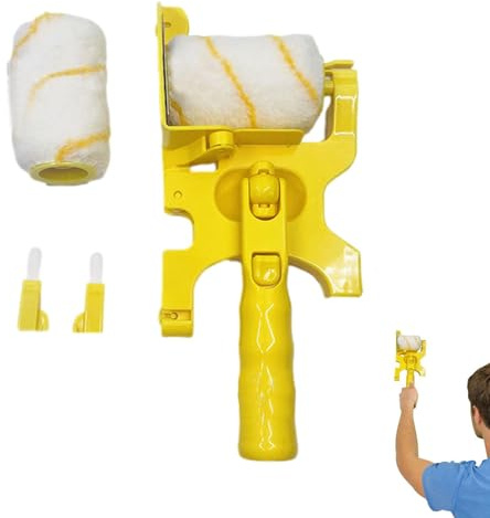 Generico Strumento Edger - Rullo da 9 pollici senza gocciolamento, applicatore di vernice a parete a soffitto, Guida alla pittura a prova di perdite | Strumento di pittore di finitura liscia