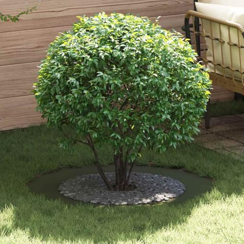 Générique Anneau d'arbre Plat Vert Olive Ø60 / 90 cm Acier,Jardinage, Pots & Cache-Pots,873710