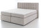 Furniture for Friends Doluna Premium Perris Boxspringbett 200x200 cm Beige Uni Härtegrad H3 I mit hochwertigen Tonnen-Taschenfederkern Matratzen & Viskose-Topper I Made IN Germany