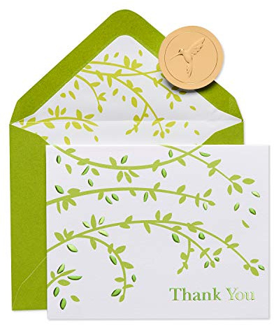 Papyrus Thank You Cards with Envelopes, Branches (20-Count)