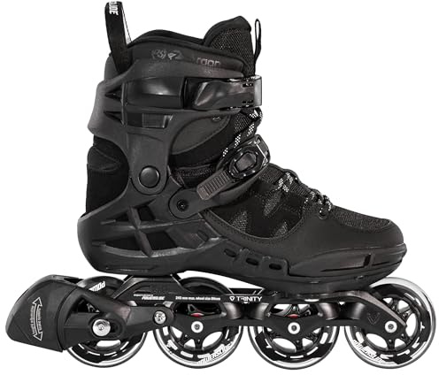 Powerslide Inline Skate Phuzion Argon Black 80, für Fitness, für Damen und Herren