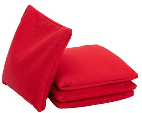 Wicked Wood Cornhole Bags – 2 x 4 offizielles ACL Lizenzprodukt – 15 x 15 cm – 450 g – ACL REC – Rot