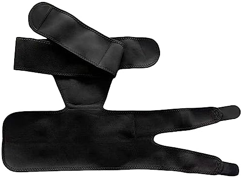 Fesjoy Compressione della coscia regolabile Bendaggio di sostegno all'inguine Regolabile Compressione della coscia Prevenzione degli infortuni Anana atletica Gamba Anca Brace Accessorio fitness per la