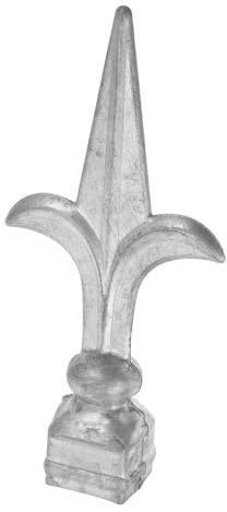 Artibetter Decorazione Per Recinzione Da Giardino in Metallo Antiruggine Punta Finial Per Steccato Esterno Facile Da Installare Prodotto Resistente e Decorativo Per Recinzioni Aiuole e Spazi