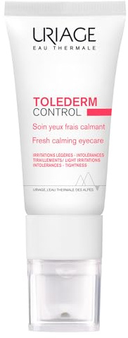 Uriage Tolederm Beruhigende Augenpflege für intolerante, empfindliche Haut - Beruhigt, reduziert Dunkle Augenringe - minimalistischer Formel - hochverträglich - Augenärztlich Getestet - 15ml