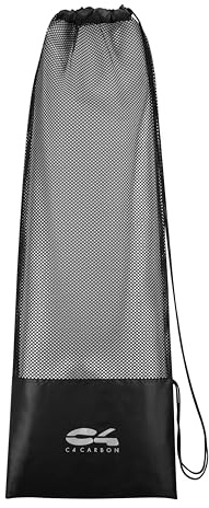 C4 Sac en filet porte-palmes pour plongée en apnée, apnée, équipement de plongée – Tissu anti-déchirure, fond renforcé – Mesch Bag disponible en 2 tailles, ligne accessoires MARCO BARDI (sac de 100 cm