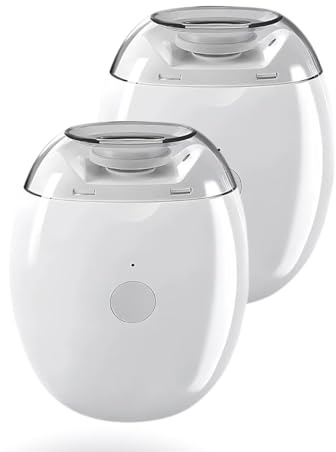 Lime à ongles automatique universelle, coupe-ongles électrique, avec lumière LED et, coupe-ongles et polisseur automatique, pour bébés, enfants, adultes et seniors (2 pièce)