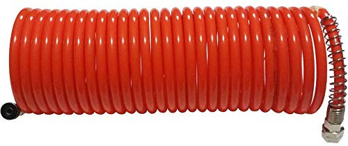 FAST WORLD SHOPPING ® Rallonge de tuyau d'air comprimé en spirale de 10 mètres avec raccords rapides de compresseur