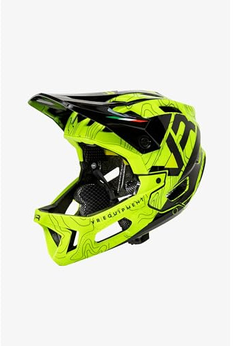 Valentino Rossi Men's Full Face MTB MIPS Helm, Gelb, XS