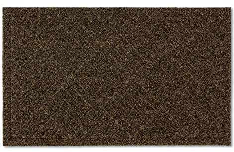 Astra Fußmatte innen & außen 45x75 cm - rutschfeste Schmutzfangmatte Türmatte strapazierfähig - Eingangsmatte mit Bürstenfunktion - Fußabtreter braun