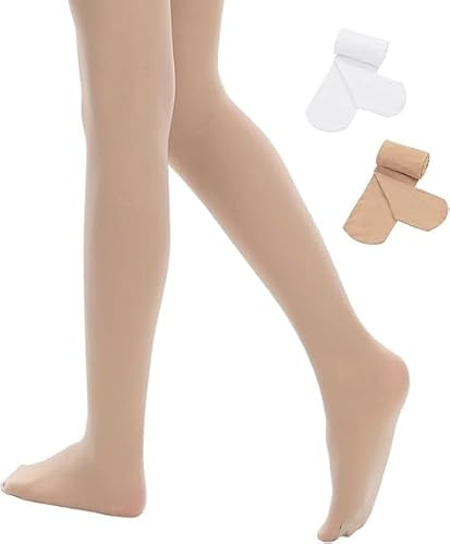 Zando Medias elásticas para niñas de 1-9 años, medias finas para niñas, medias de ballet para niñas, medias térmicas para niños, 1-3 Jahre