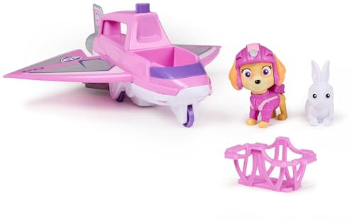 PAW Patrol Air Rescue - Basis Fahrzeug, Rettungsflugzeug mit Funktion und Hundefigur, Spielzeug für Kinder ab 3 Jahren