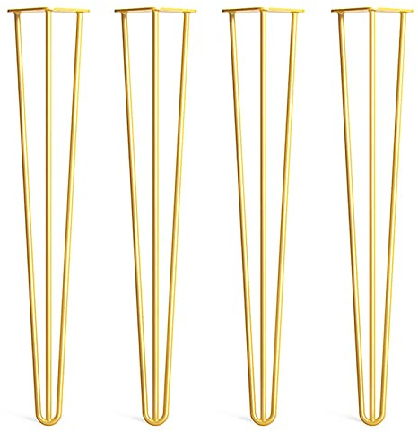 Genérico Patas de Mesa Doradas para Muebles Patas para Mesa de Comedor Cocina Muebles de Bricolaje Sillas Sofás Armarios Sofás (72 cm (28,3 Pulgadas))