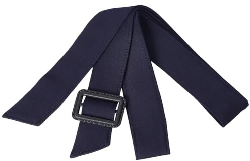 GORGECRAFT Verstellbarer Mantelbund 1.7 m Damen Trenchcoat Gürtel Mit Schnalle 4.6cm Breit Mittelblau Windmantel Ersatztuch Schärpe Gürtel Tunika Hüfthalter Knoten Cinch Robe Tunika Hüfthalterband
