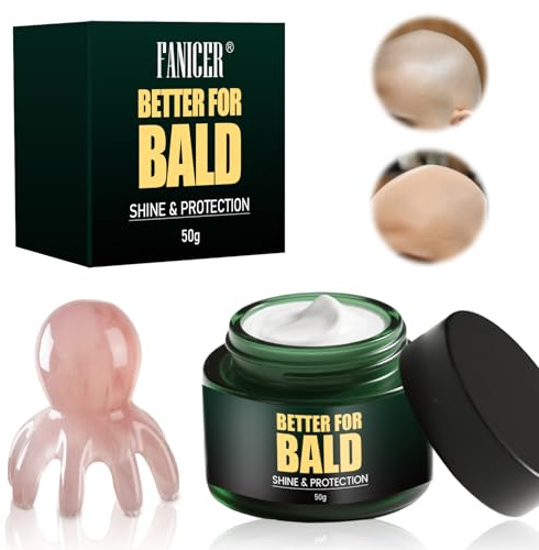 50ml Crema para el Cuidado del Cuero Cabelludo, Con Peine,Crema para Cuidado de la Calvicie, Cuidado para la Cabez, Hidrata y Nutre el Cuero Cabelludo, Evita la Sequedad