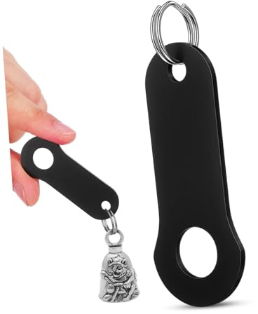 HORIALENCE Juego de Campana de Acero Inoxidable de Accesorio Negro para Manillar con Acabado Cepillado y Pulido, Anilla Dividida para Motocicleta de para Moto y Conducción